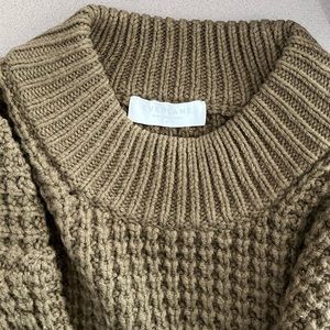 Everlane Green Wool Sweater